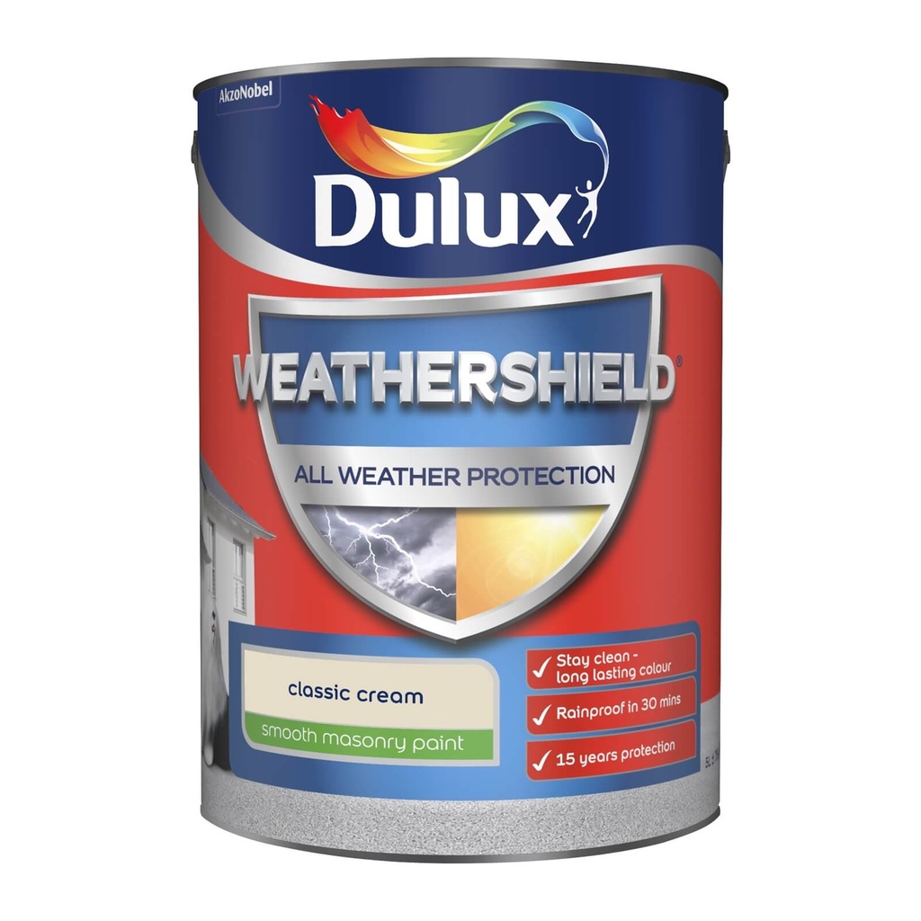 Dulux Retail Weathershield Smooth Classic Cream 5L