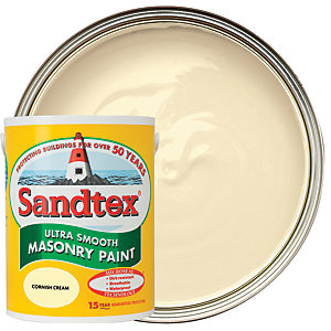 Sandtex Retail Smooth Masonry Cornish Cream 5L
