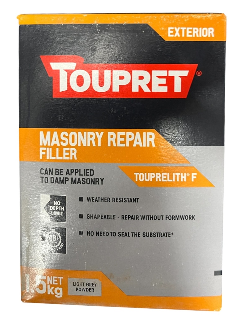 Toupret Masonry Repair Filler (Touprelith F) 1.5kg