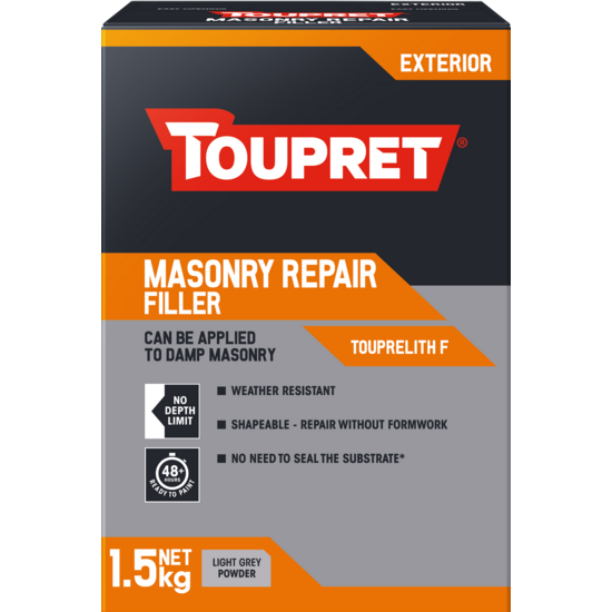 Toupret Masonry Repair Filler (Touprelith F) 1.5kg