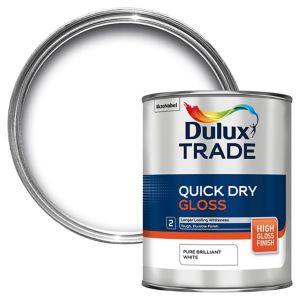 Dulux Trade QD Gloss Pure Brilliant White 1L