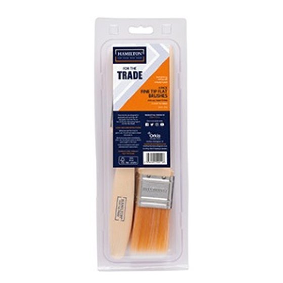 Hamilton For the Trade - 1 1/2" Flat Brush 4 Pack