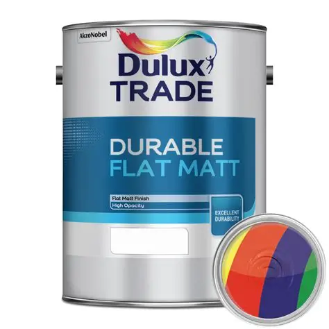 Dulux Trade Durable Flat Matt Tinted Colour Extra Deep Base 5L