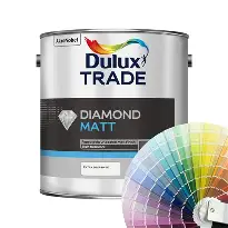 Dulux Trade Diamond Matt Tinted Colours EDB 2.5L