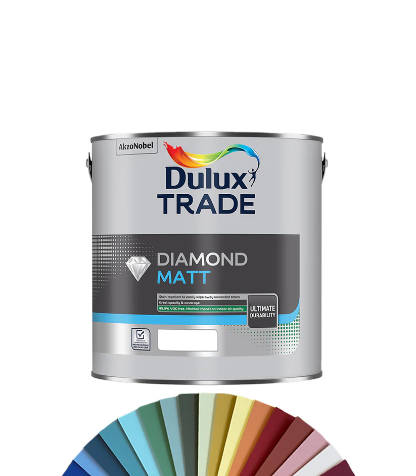 [26184] Dulux Trade Diamond Matt Tinted Colours LB 2.5L
