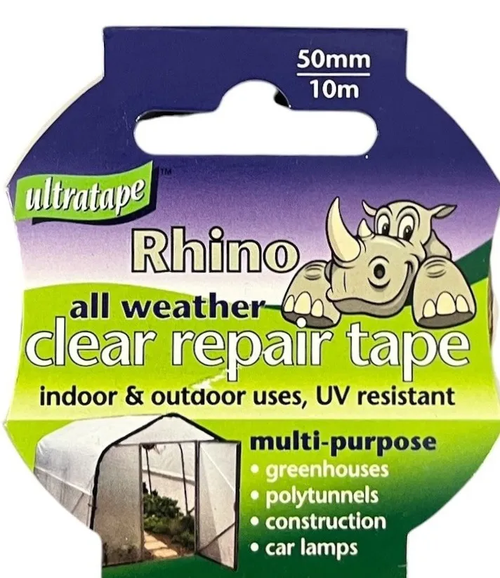 All Weather Tape Clear 50mm x 10m