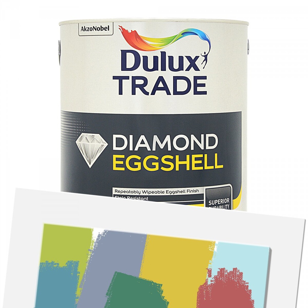 [8345] Dulux Trade Diamond QD Eggshell Tinted Colour LB 5L