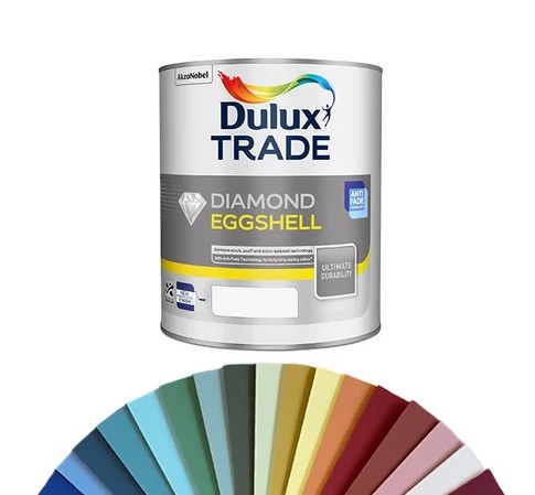 Dulux Trade Diamond QD Eggshell Tinted Colour MB 2.5L