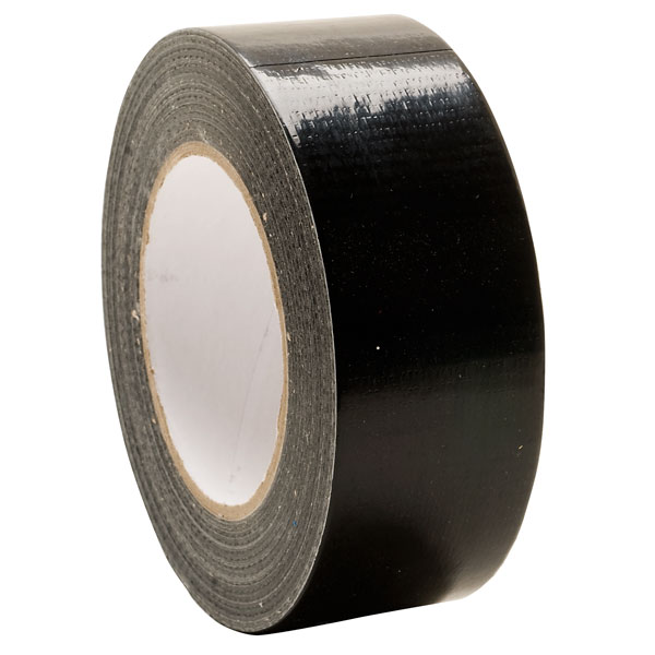 [RH0043-50-BLK] Bruce Douglas 50mm x 50m Black Cloth Tape "Rhino"