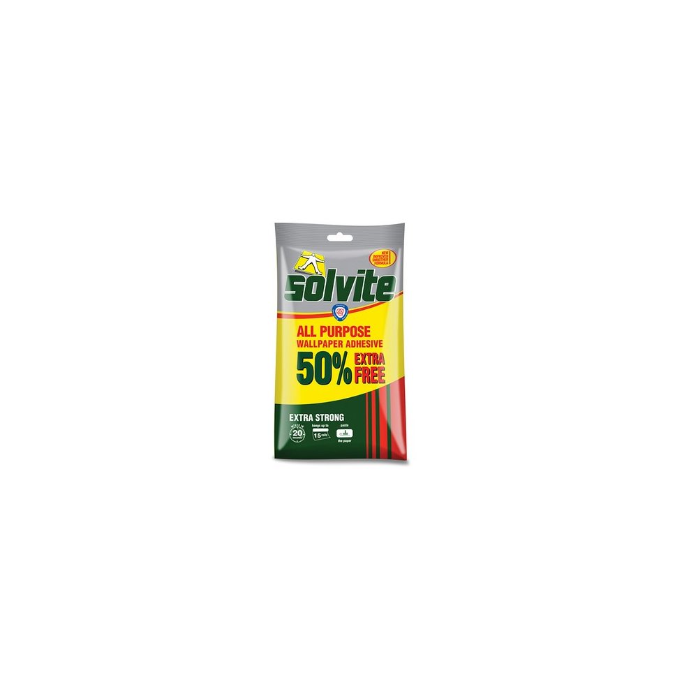 Solvite All Purpose Paste Economy 50% Extra (15 Rolls)