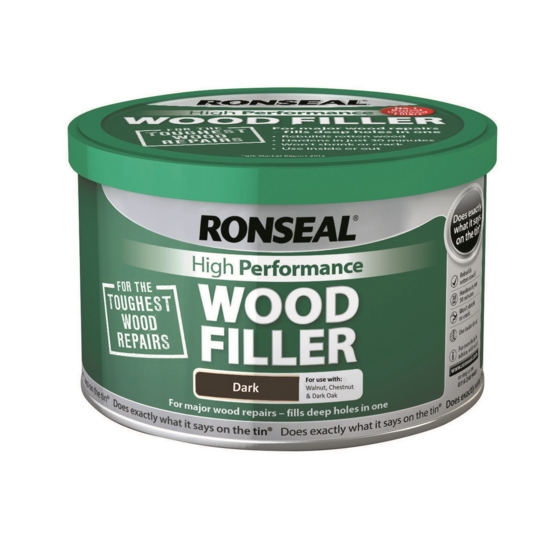 Ronseal High Performance Wood Filler Dark 275g