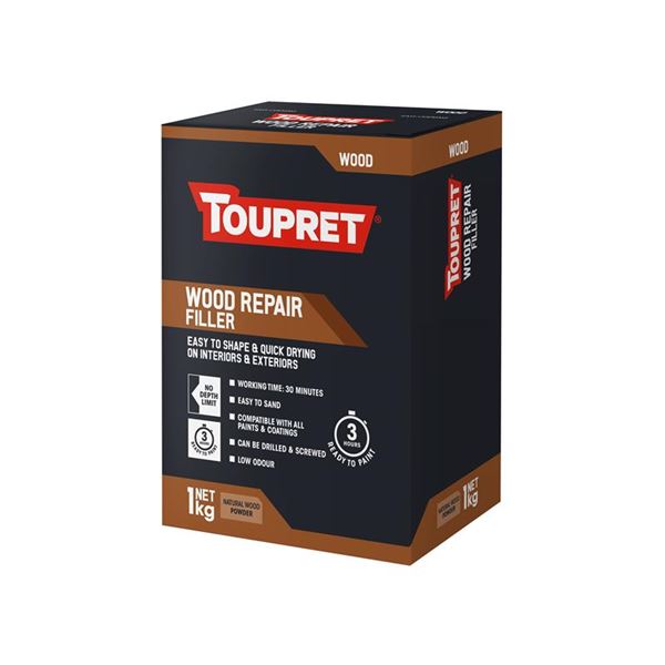 [97666] Toupret Wood Repair Filler Powder Natural 1kg