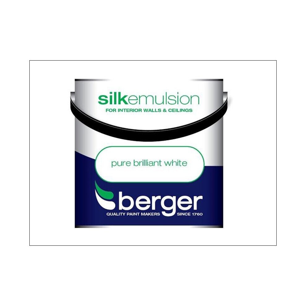 Berger Silk Emulsion Pure Brilliant White 3L