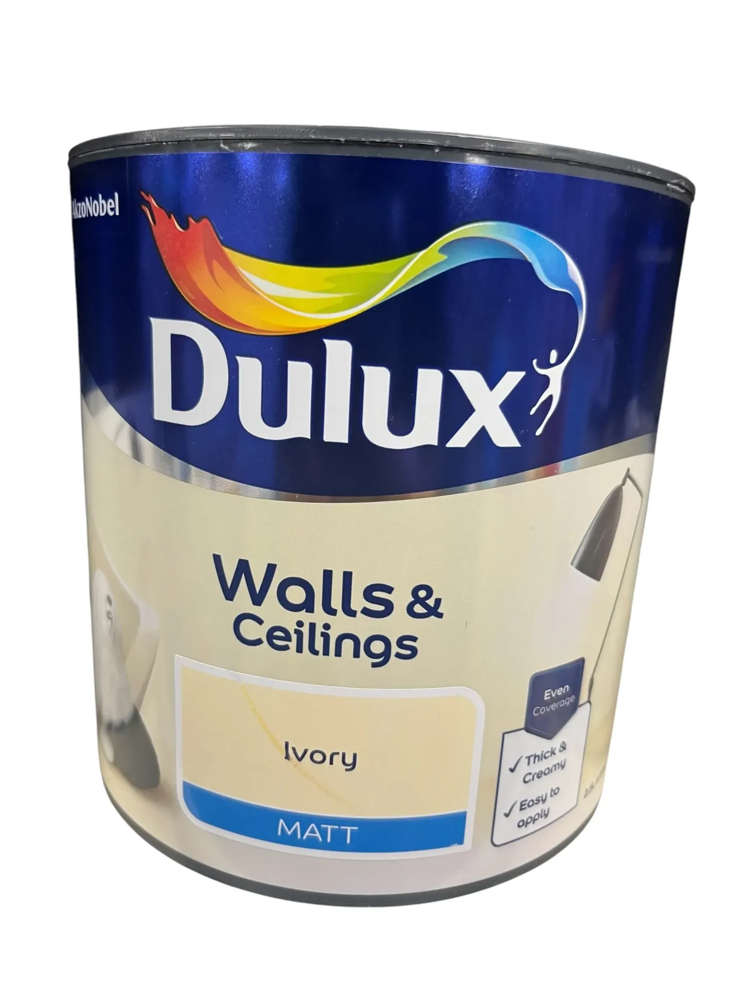 Dulux Retail Vinyl Matt Ivory 2.5L