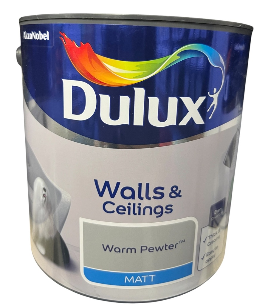 Dulux Retail Vinyl Matt Warm Pewter 2.5L
