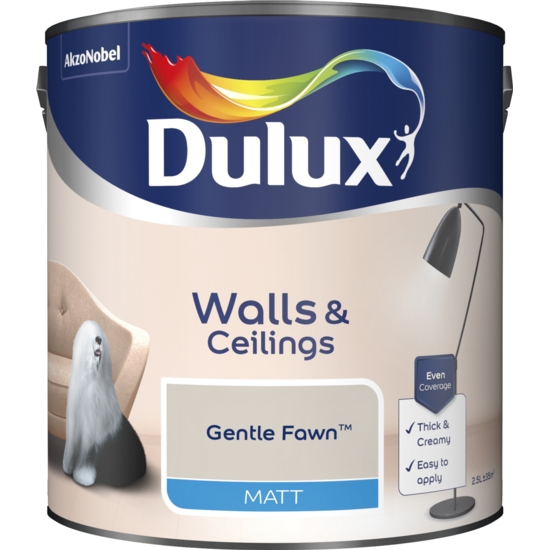 Dulux Retail Vinyl Matt Gentle Fawn 2.5L