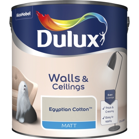 Dulux Retail Vinyl Matt Egyptian Cotton 2.5L