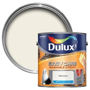 [5260810] Dulux Easycare Matt White Cotton 2.5L