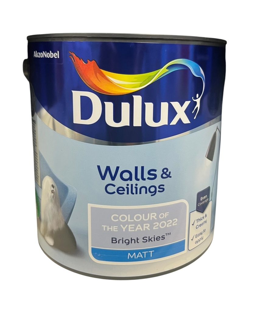 Dulux Retail Vinyl Matt Bright Skies 2.5L