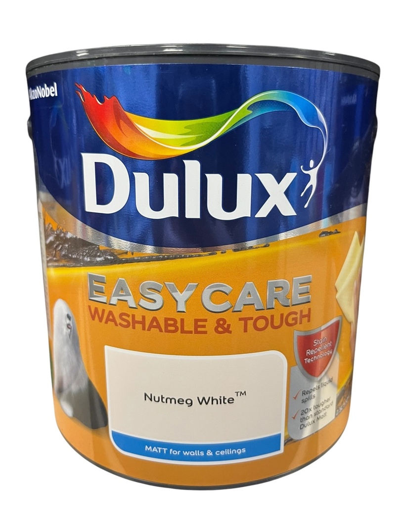 Dulux Easycare Matt Nutmeg White 2.5L