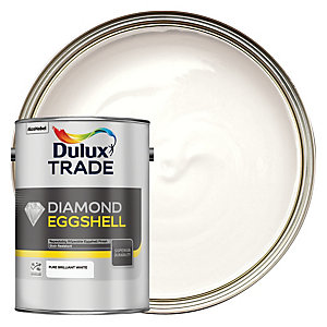 Dulux Trade Diamond QD Eggshell Pure Brilliant White 5L