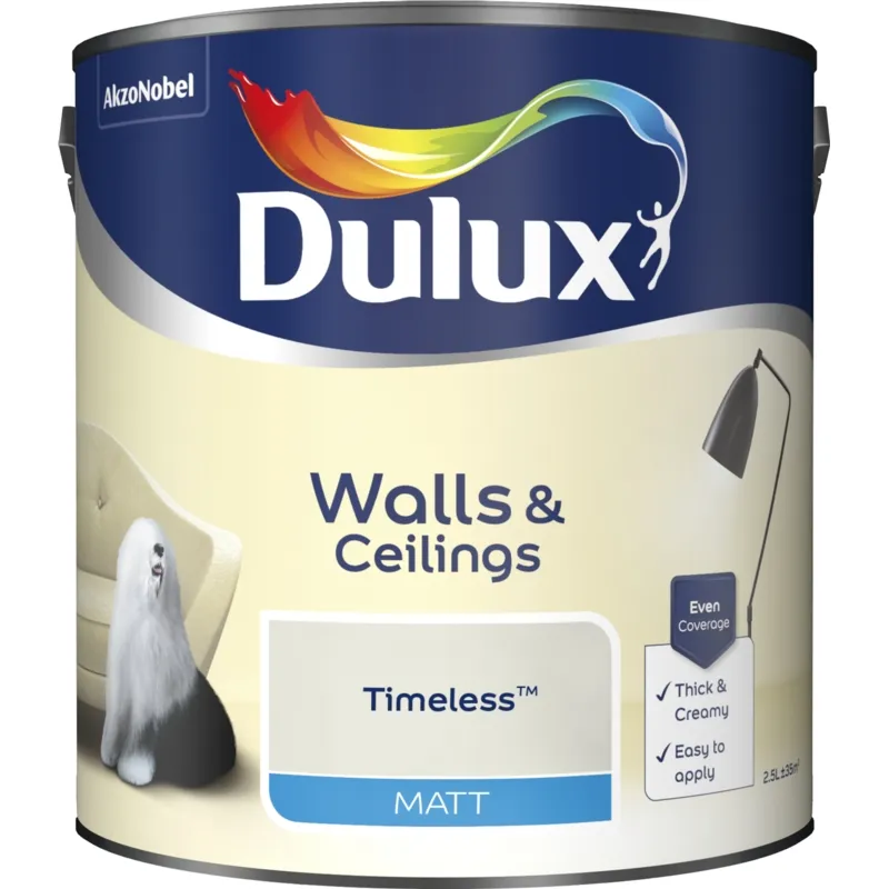 Dulux Retail Vinyl Matt Timeless 2.5L