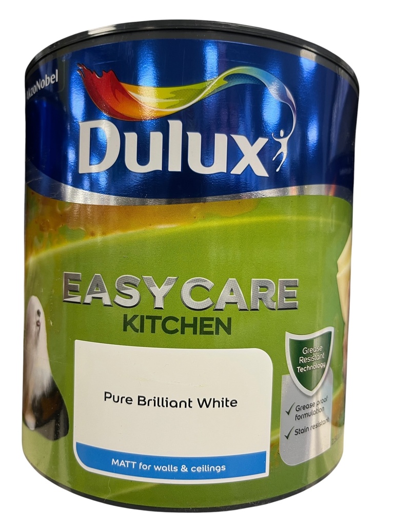 [29558] Dulux Easycare Kitchen Matt Brilliant White 2.5L