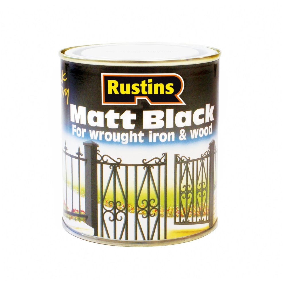 [4649] Rustins QD Matt Black 1L