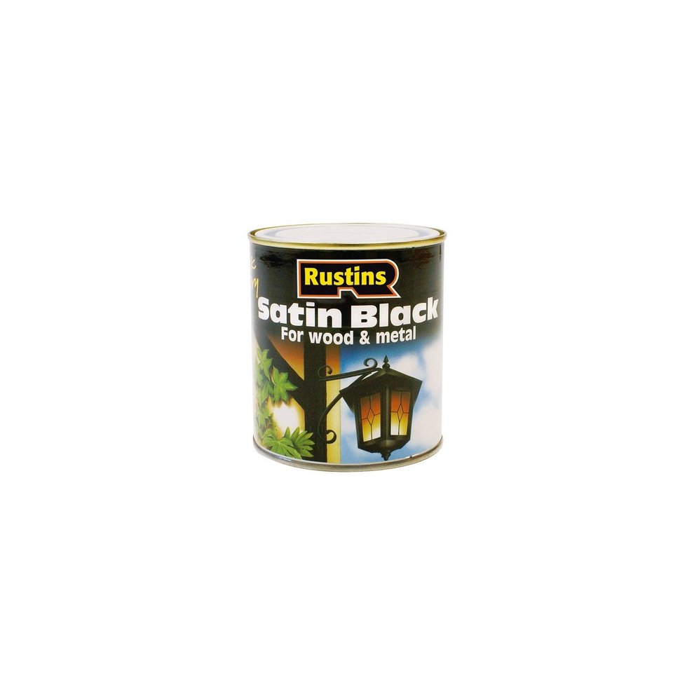 Rustins QD Satin Black 250ml
