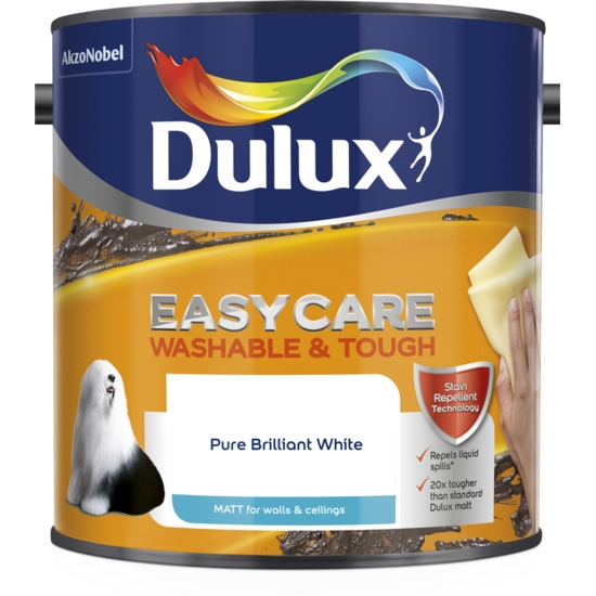 Dulux Easycare Brilliant White 2.5L