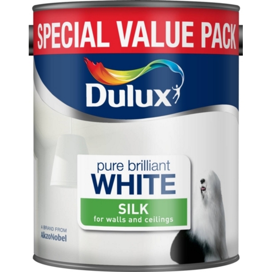 Dulux Retail Vinyl Silk Pure Brilliant White 3L