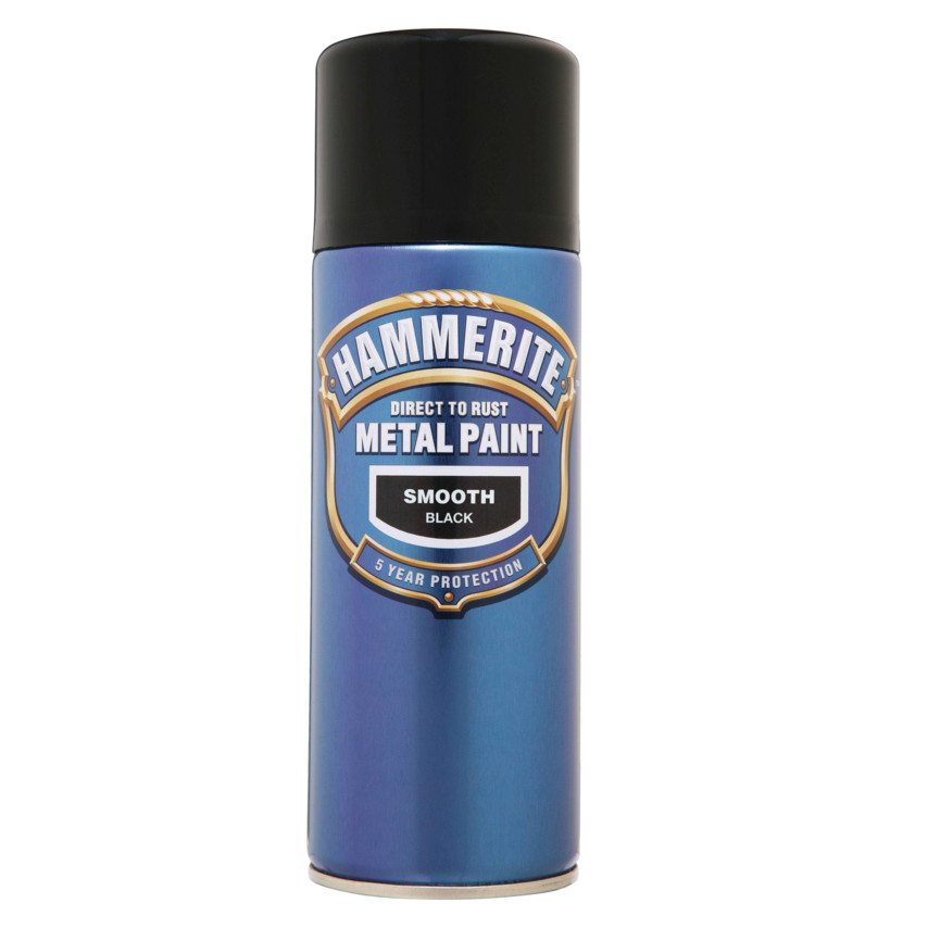 Hammerite Smooth Finish Black 400ml