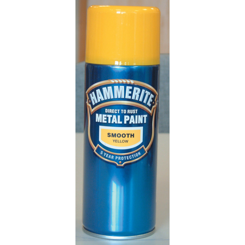 Hammerite Smooth Finish Yellow 400ml