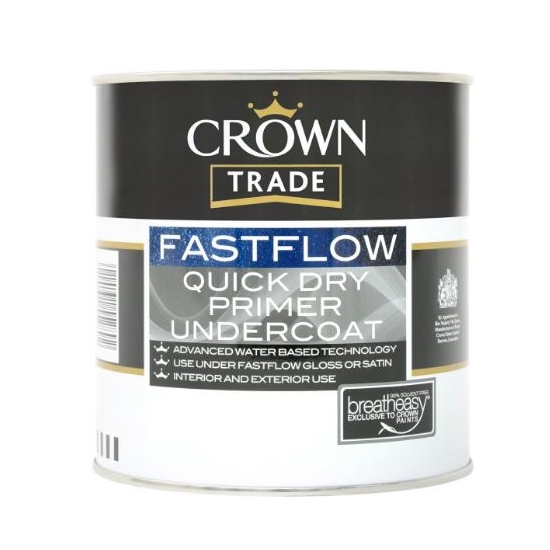 Crown Trade Fastflow QD Undercoat Charcoal Grey 1L