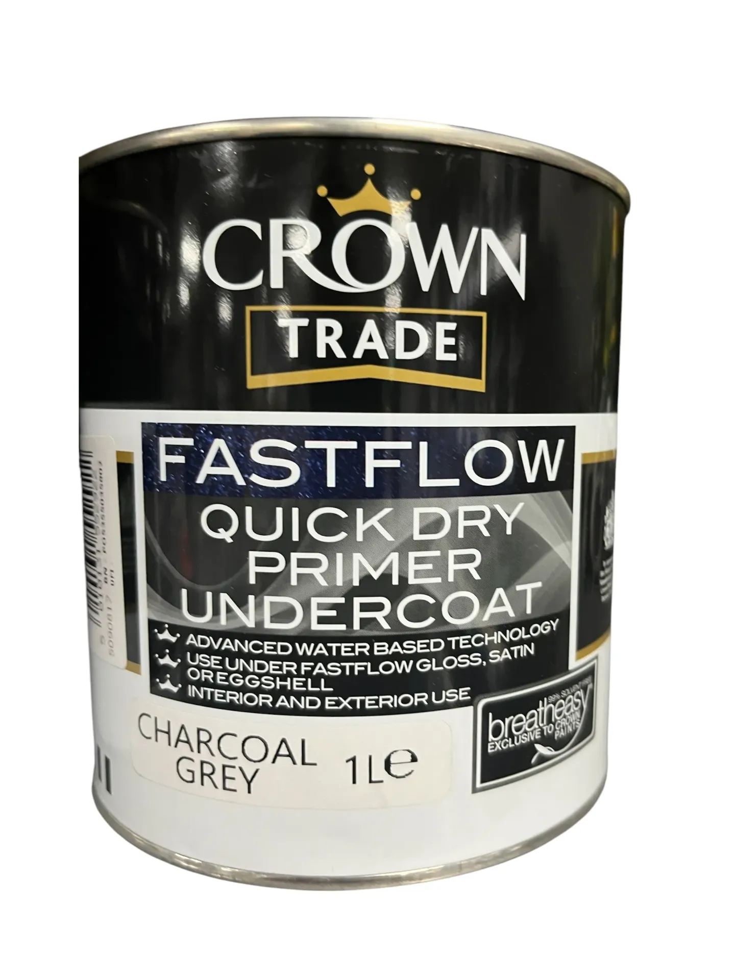Crown Trade Fastflow QD Undercoat Charcoal Grey 1L