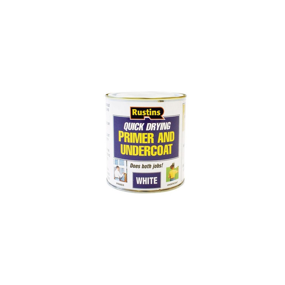 Rustins QD Primer & Undercoat White 250ml
