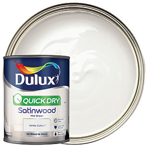 Dulux Retail QD Satinwood White Cotton 750ml