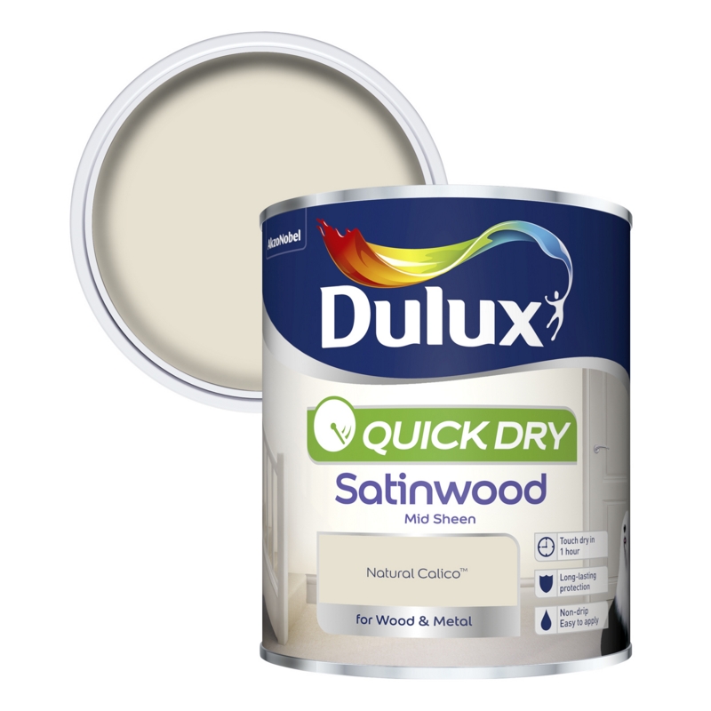 Dulux Retail QD Satinwood Natural Calico 750ml