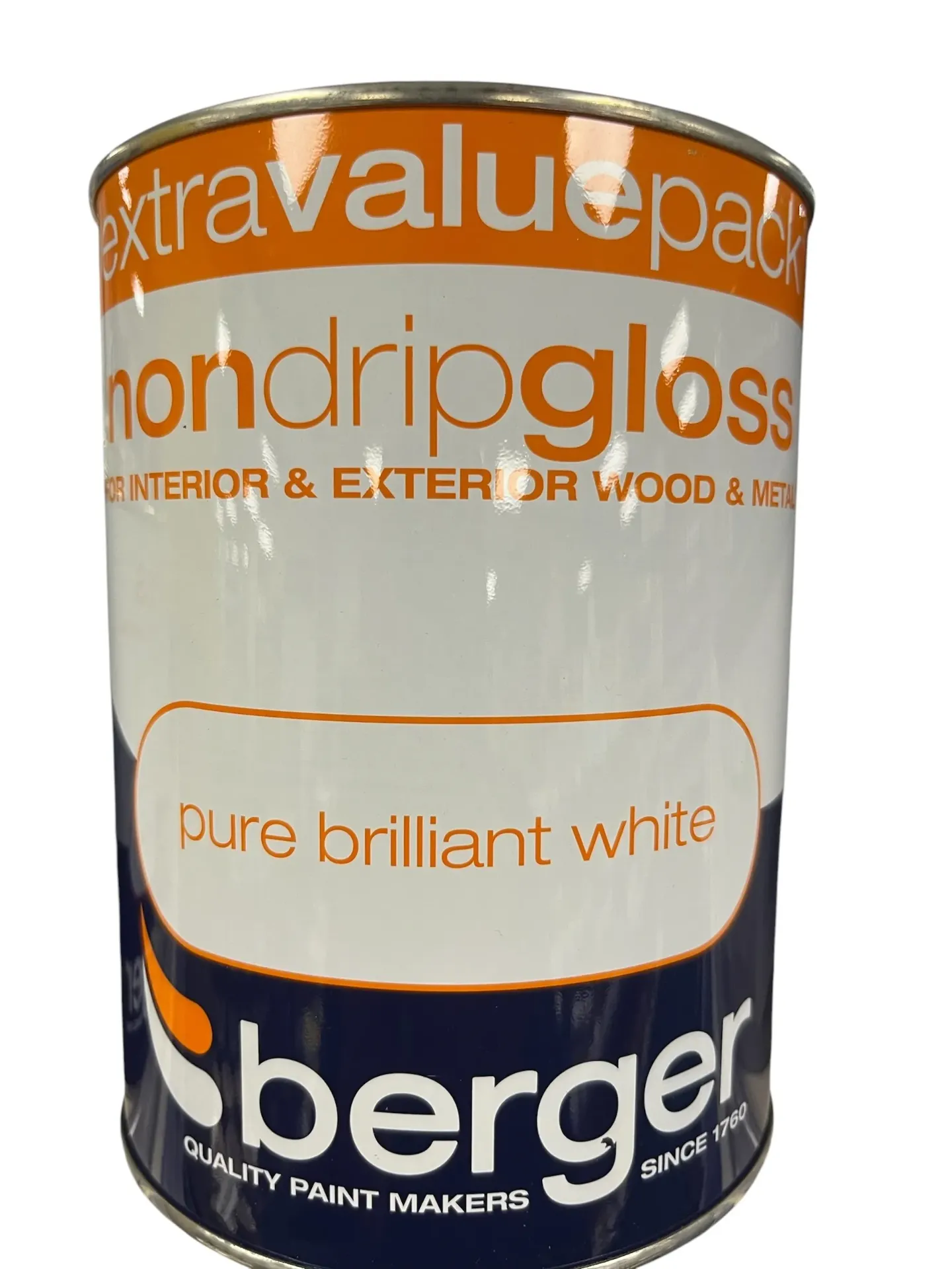 Berger Non Drip Gloss Brilliant White 1.25L