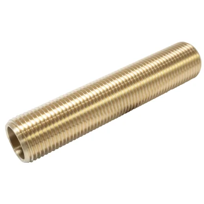 EP 1/2" Brass Running Nipple 4"