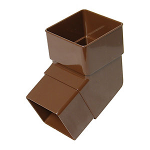 FPDP SQ Brown 112.5° Bend 65mm RBS2BR