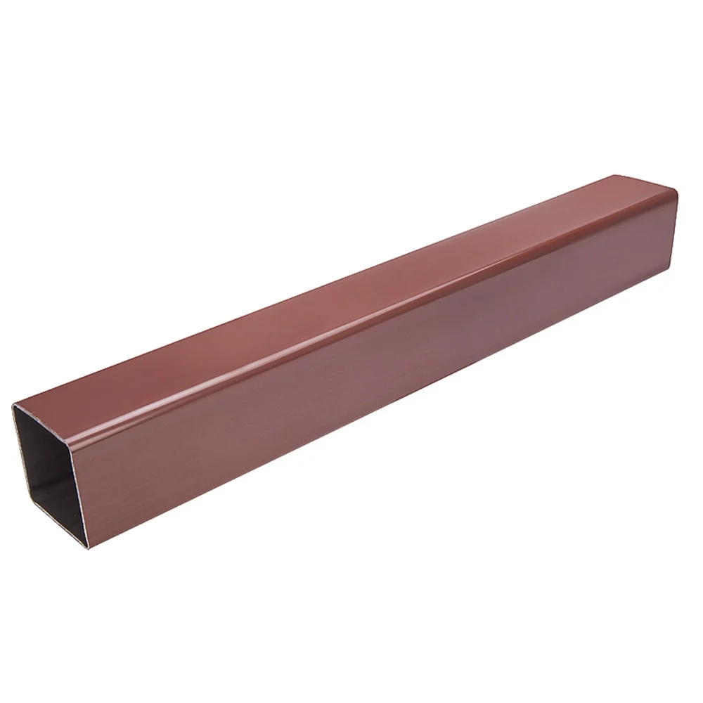 Floplast 65mm Brown 2.5m Square Downpipe RPS2.5BR