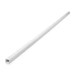 Floplast 65mm White 4m Square Downpipe RPS4W