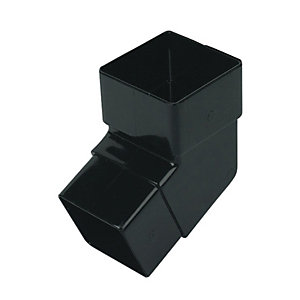 FPDP SQ Black 112.5° Bend 65mm RBS2B
