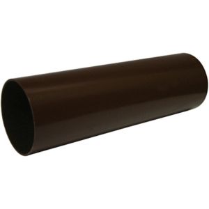 Floplast 68mm Brown 2.5m Round Downpipe RP2.5BR