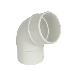 FPDP RO White 112.5° Bend 68mm RB2W