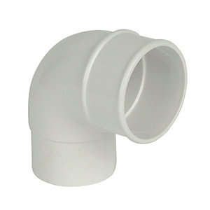 FPDP RO White 92.5° Bend 68mm RB1W