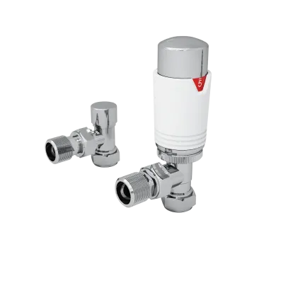 [I-RP-TRVAW] RP Angled TRV & L/Shield Pack White & Chrome