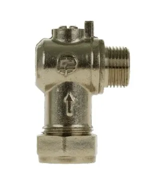 [I-RP-IVF38A] RP 15x3/8" Flat-Faced Angled ISO Valve