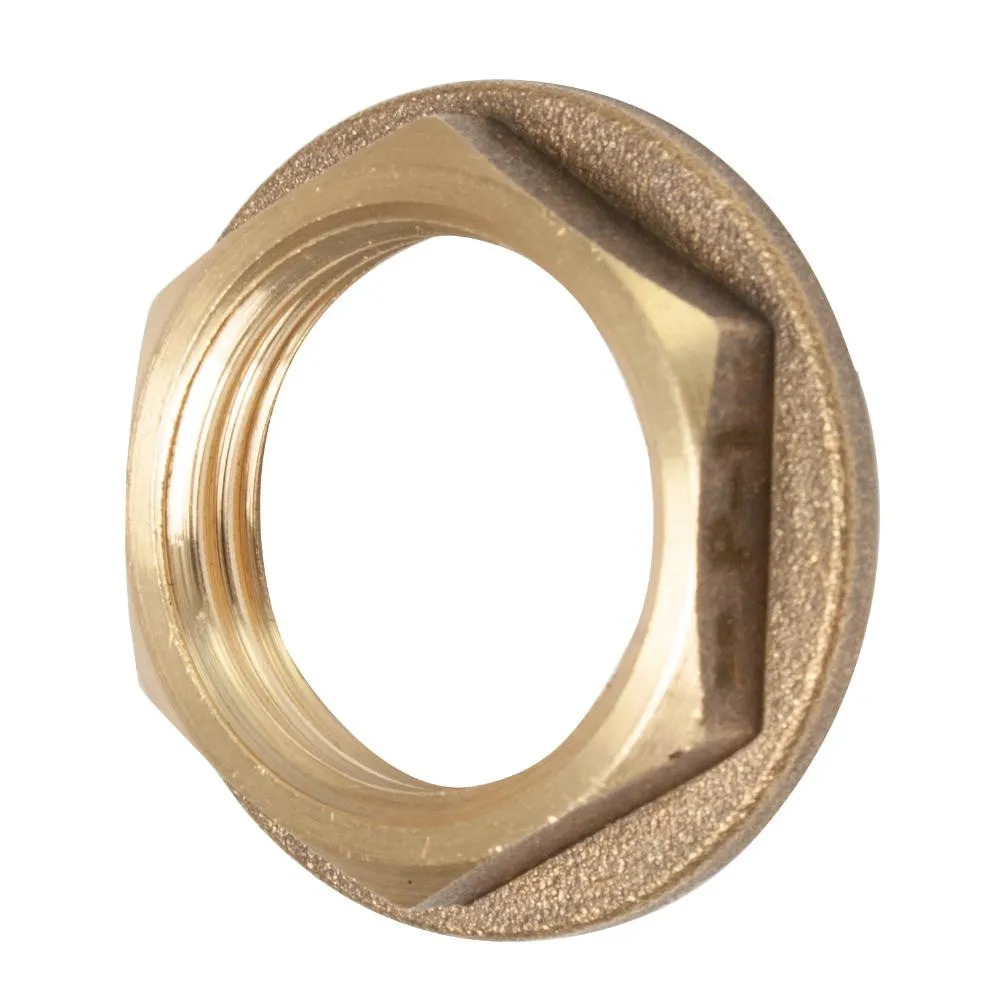 [I-EP-348930] EP 1 1/2" Brass Flanged Back Nut 348930